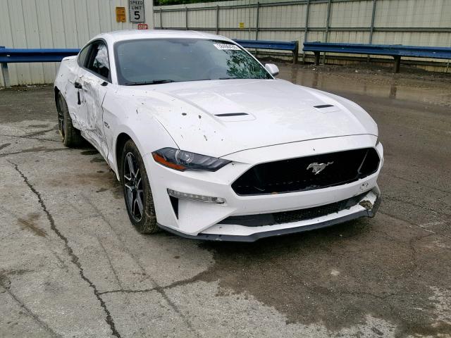 1FA6P8CF2J5171511 - 2018 FORD MUSTANG GT WHITE photo 1