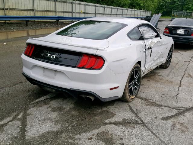 1FA6P8CF2J5171511 - 2018 FORD MUSTANG GT WHITE photo 4