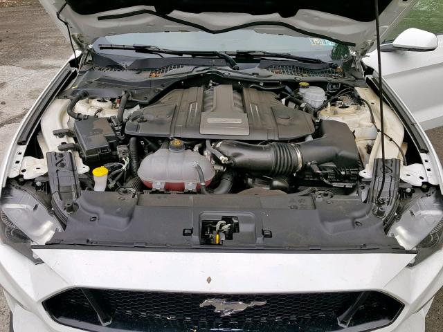 1FA6P8CF2J5171511 - 2018 FORD MUSTANG GT WHITE photo 7