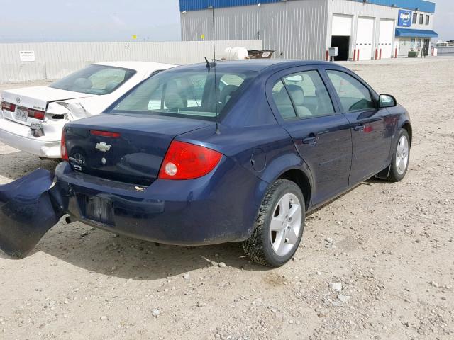 1G1AL58F787150426 - 2008 CHEVROLET COBALT LT BLUE photo 4