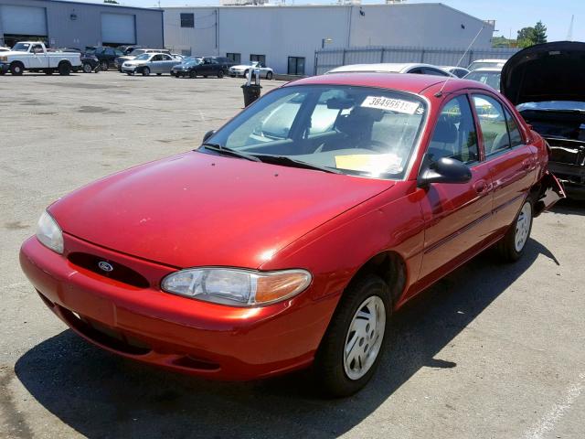 3FAFP13P9YR179841 - 2000 FORD ESCORT RED photo 2