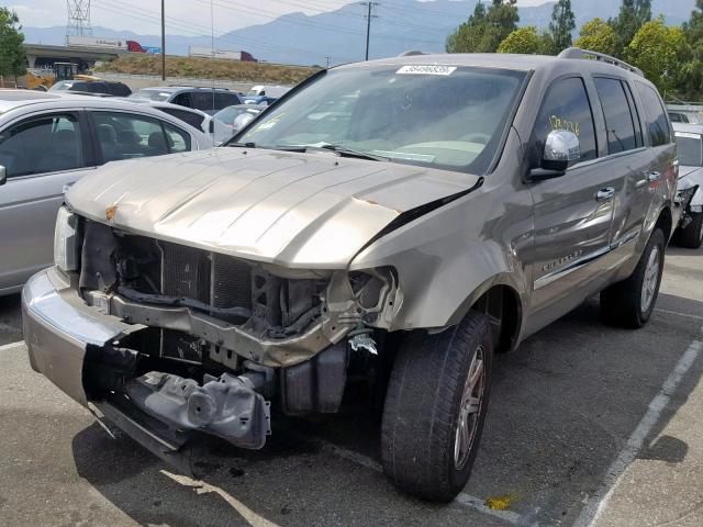 1A8HX58287F526734 - 2007 CHRYSLER ASPEN LIMI BEIGE photo 2