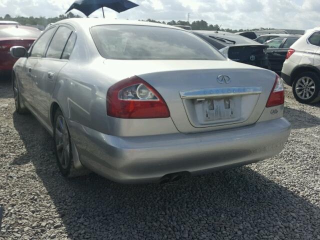 JNKBF01A43M102329 - 2003 INFINITI Q45 SILVER photo 3