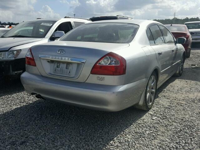 JNKBF01A43M102329 - 2003 INFINITI Q45 SILVER photo 4