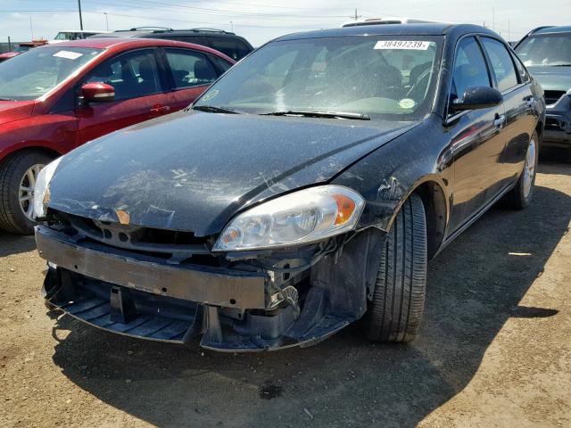 2G1WU583689186809 - 2008 CHEVROLET IMPALA LTZ BLACK photo 2