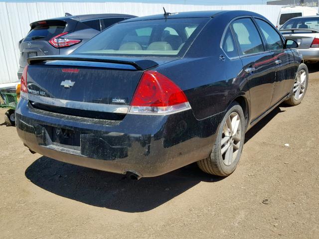 2G1WU583689186809 - 2008 CHEVROLET IMPALA LTZ BLACK photo 4