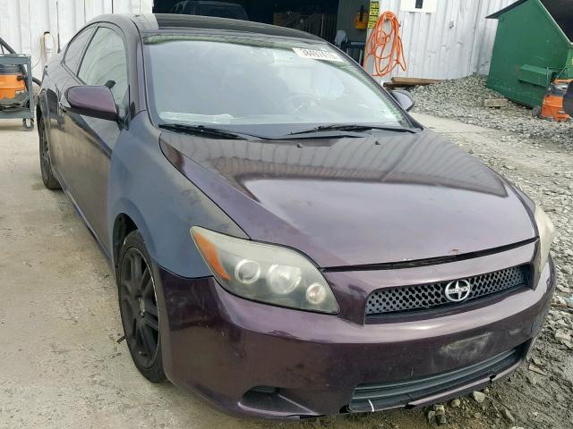 JTKDE167680241482 - 2008 TOYOTA SCION TC PURPLE photo 1