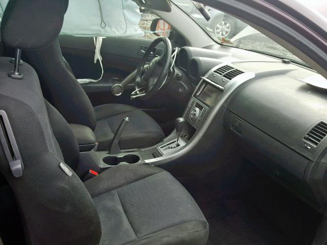 JTKDE167680241482 - 2008 TOYOTA SCION TC PURPLE photo 5