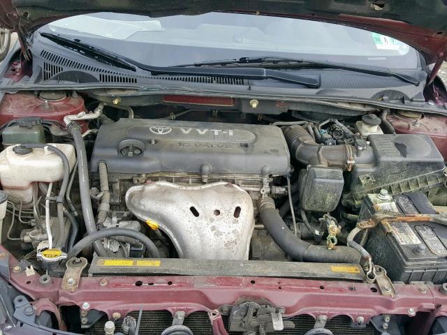 JTKDE167680241482 - 2008 TOYOTA SCION TC PURPLE photo 7