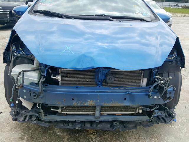 JTDKDTB3XC1519710 - 2012 TOYOTA PRIUS C BLUE photo 9