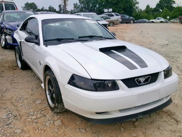 1FAFP42X24F152944 - 2004 FORD MUSTANG GT WHITE photo 1