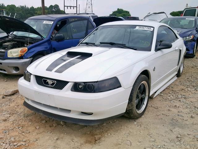 1FAFP42X24F152944 - 2004 FORD MUSTANG GT WHITE photo 2