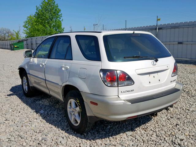 JTJHF10U820249866 - 2002 LEXUS RX 300 WHITE photo 3