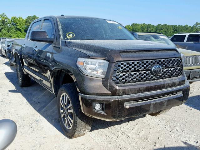 5TFAY5F19KX813874 - 2019 TOYOTA TUNDRA CRE BROWN photo 1