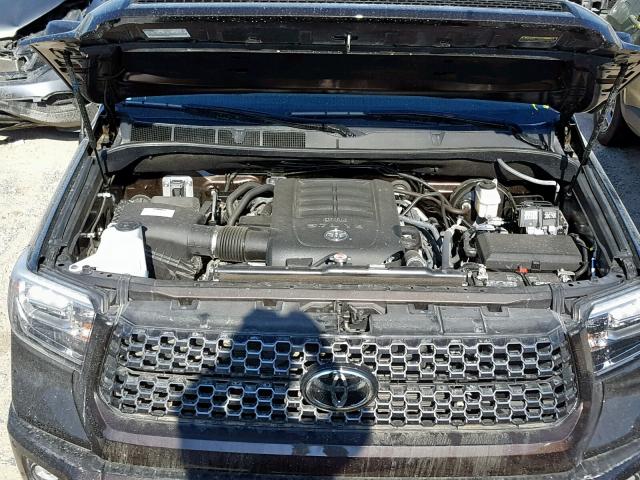 5TFAY5F19KX813874 - 2019 TOYOTA TUNDRA CRE BROWN photo 7