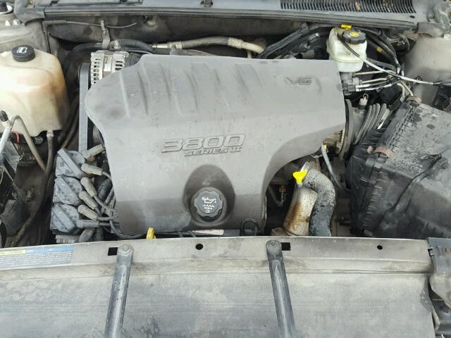 1G4HR54K144170556 - 2004 BUICK LESABRE LI GRAY photo 7