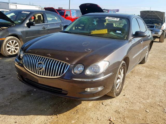 2G4WD582681197706 - 2008 BUICK LACROSSE C BROWN photo 2