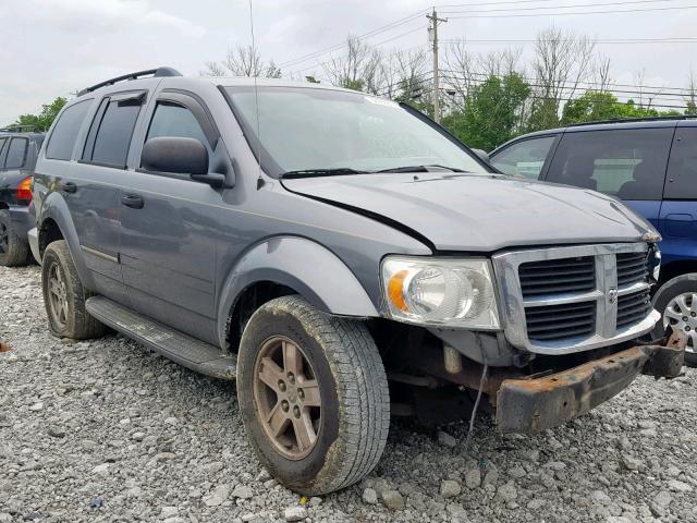 1D8HB48N27F542648 - 2007 DODGE DURANGO SL GRAY photo 1