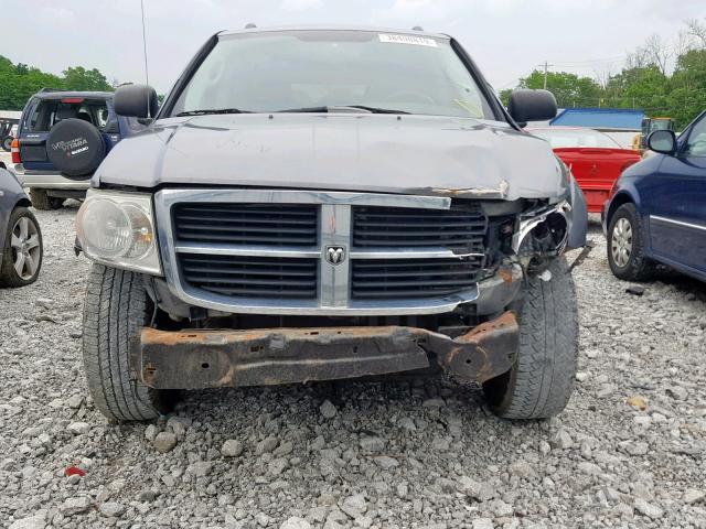 1D8HB48N27F542648 - 2007 DODGE DURANGO SL GRAY photo 9