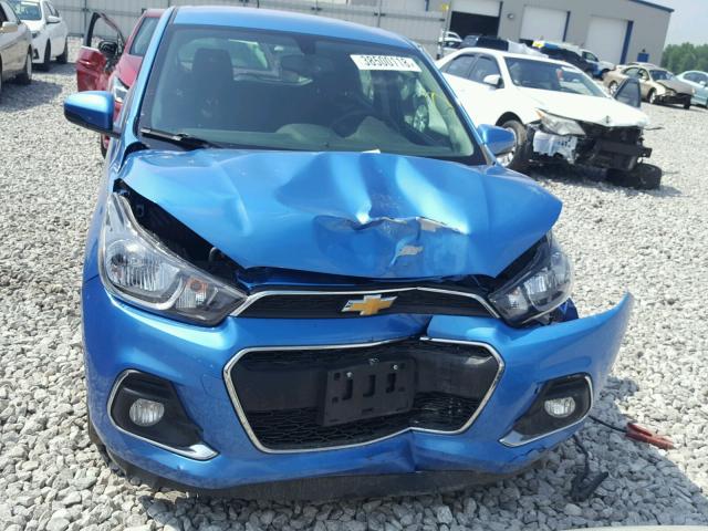 KL8CD6SA9HC729367 - 2017 CHEVROLET SPARK 1LT BLUE photo 9