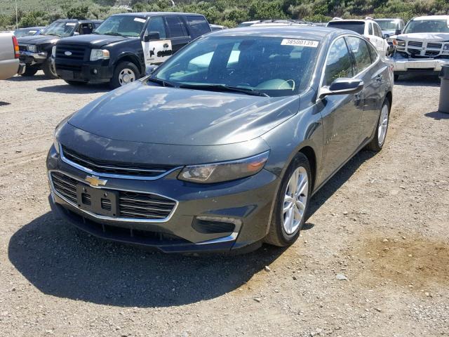 1G1ZJ5SU7HF132109 - 2017 CHEVROLET MALIBU HYB GRAY photo 2