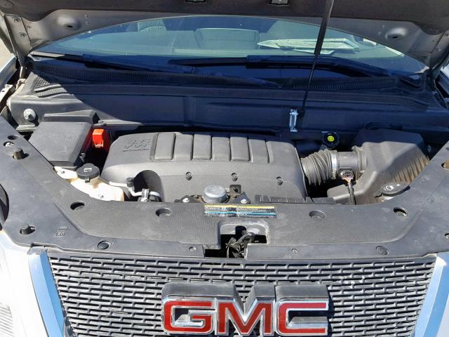 1GKER13D49J161138 - 2009 GMC ACADIA SLE SILVER photo 7