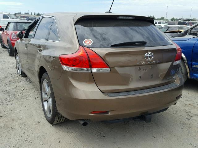 4T3BK11A19U017706 - 2009 TOYOTA VENZA BASE BROWN photo 3