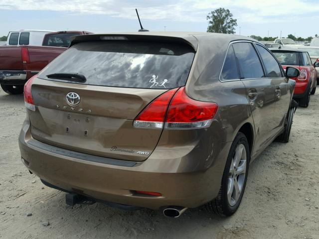 4T3BK11A19U017706 - 2009 TOYOTA VENZA BASE BROWN photo 4