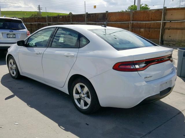 1C3CDFBB0GD515221 - 2016 DODGE DART SXT WHITE photo 3