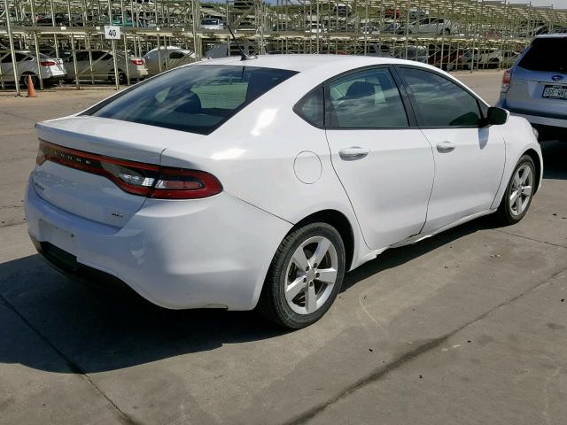 1C3CDFBB0GD515221 - 2016 DODGE DART SXT WHITE photo 4