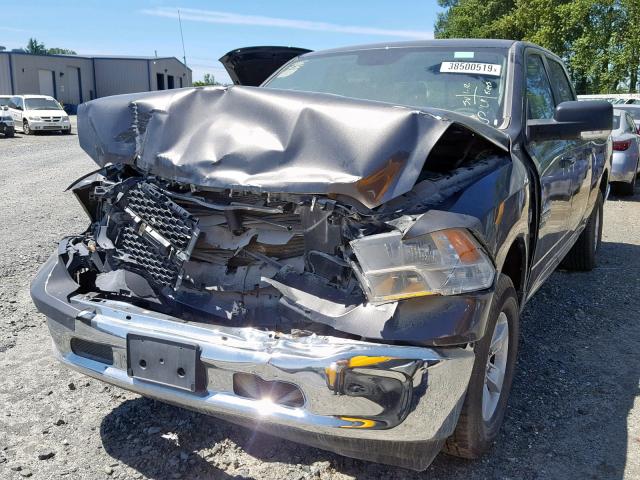 1C6RR7TT8KS550749 - 2019 RAM 1500 CLASS GRAY photo 2