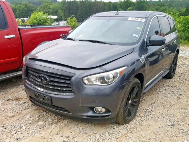 5N1AL0MN9DC321343 - 2013 INFINITI JX35 GRAY photo 2