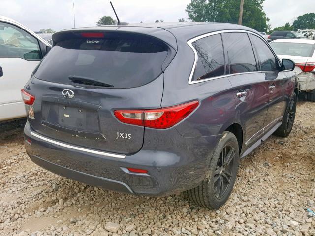 5N1AL0MN9DC321343 - 2013 INFINITI JX35 GRAY photo 4