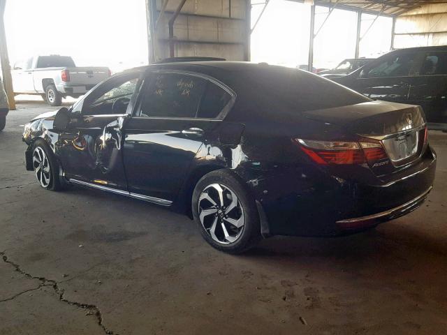 1HGCR2F87GA094637 - 2016 HONDA ACCORD EXL BLACK photo 3