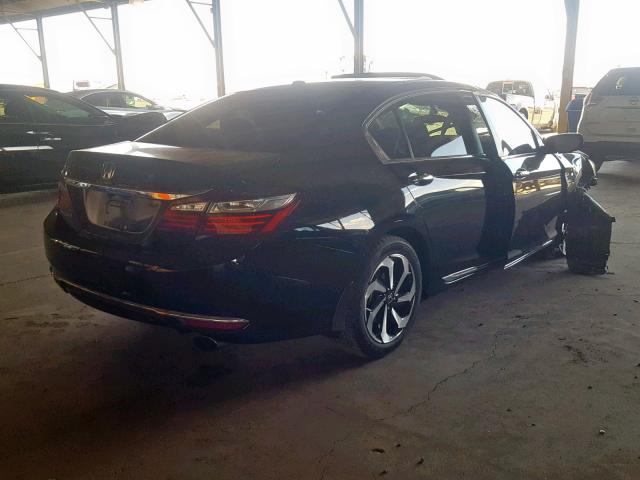 1HGCR2F87GA094637 - 2016 HONDA ACCORD EXL BLACK photo 4