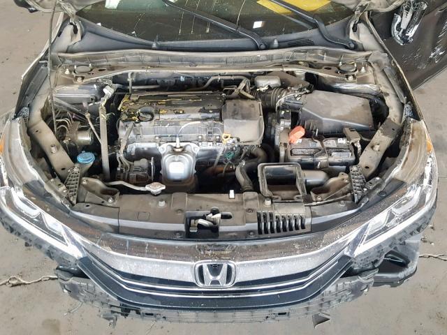 1HGCR2F87GA094637 - 2016 HONDA ACCORD EXL BLACK photo 7