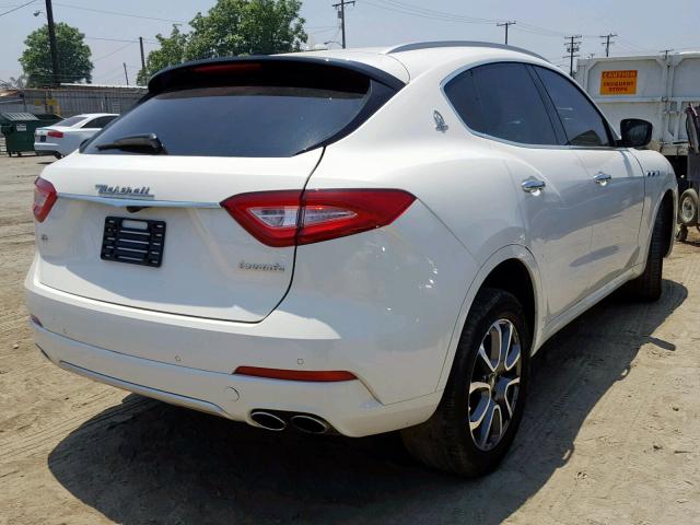 ZN661XULXHX257866 - 2017 MASERATI LEVANTE LU WHITE photo 4