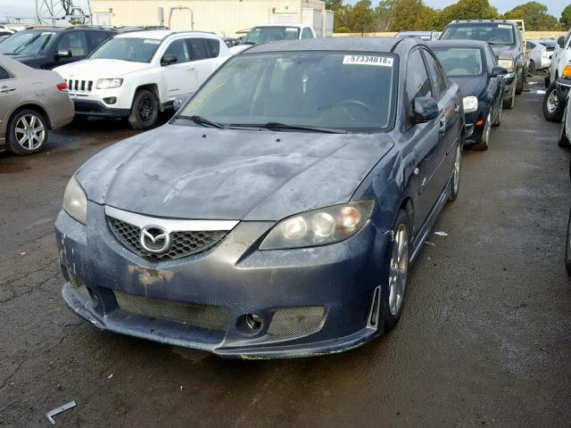 JM1BK324871625531 - 2007 MAZDA 3 S BLUE photo 2