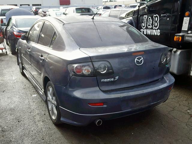 JM1BK324871625531 - 2007 MAZDA 3 S BLUE photo 3