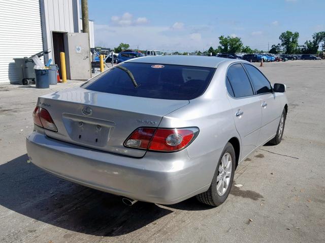 JTHBF30G225034399 - 2002 LEXUS ES 300 SILVER photo 4