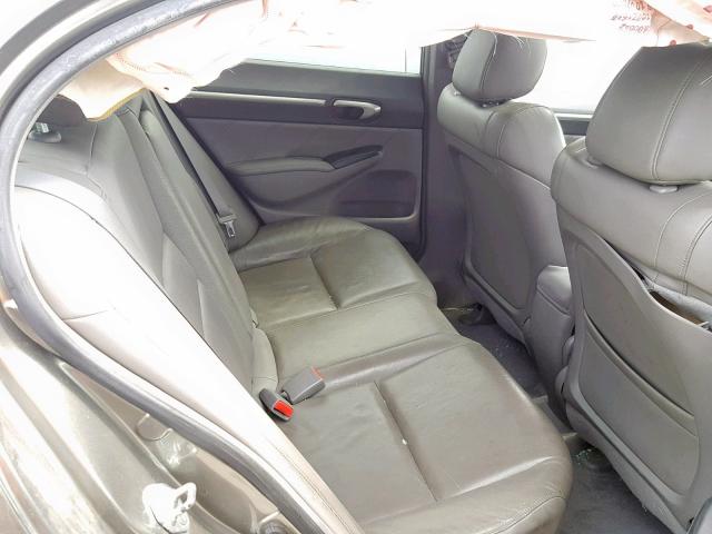 2HGFA16958H309622 - 2008 HONDA CIVIC EXL 灰色 照片 6