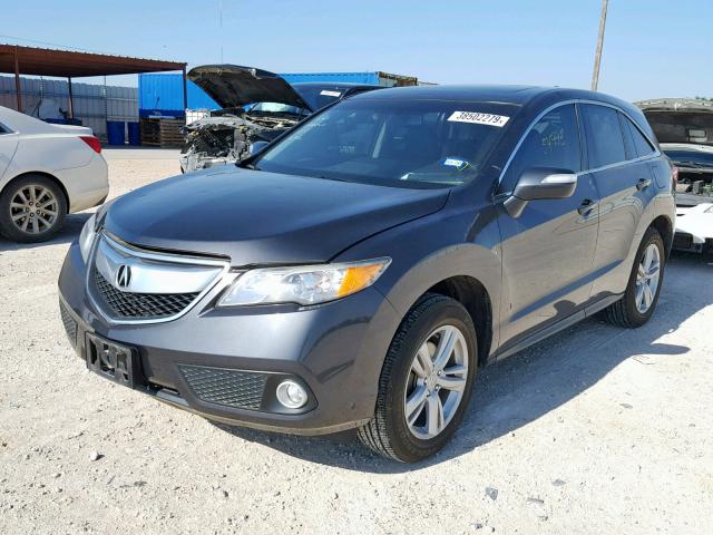 5J8TB4H54EL012349 - 2014 ACURA RDX TECHNO CHARCOAL photo 2