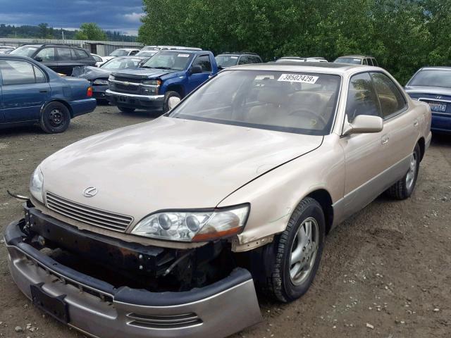 JT8VK13T1P0139977 - 1993 LEXUS ES 300 GOLD photo 2