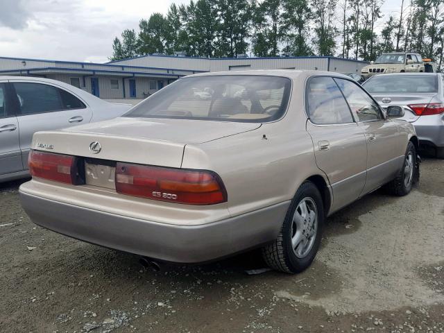 JT8VK13T1P0139977 - 1993 LEXUS ES 300 GOLD photo 4