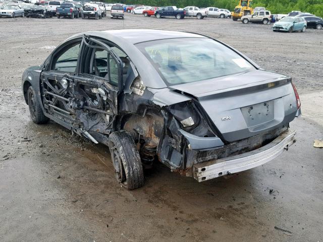 1G8AJ52F74Z140882 - 2004 SATURN ION GRAY photo 3