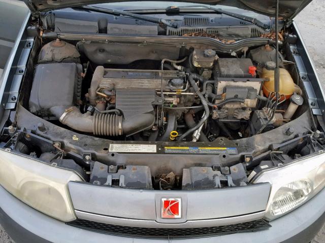 1G8AJ52F74Z140882 - 2004 SATURN ION GRAY photo 7