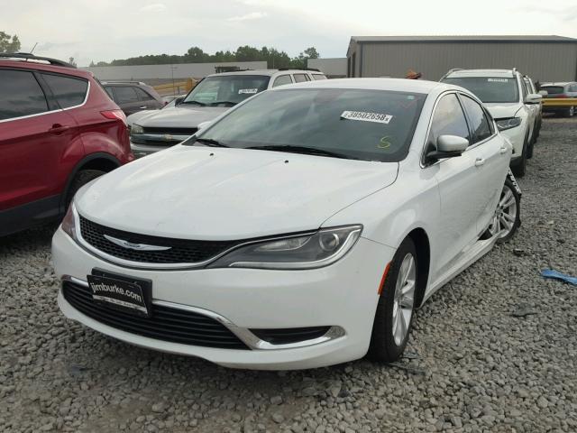 1C3CCCAB3FN742978 - 2015 CHRYSLER 200 LIMITE WHITE photo 2