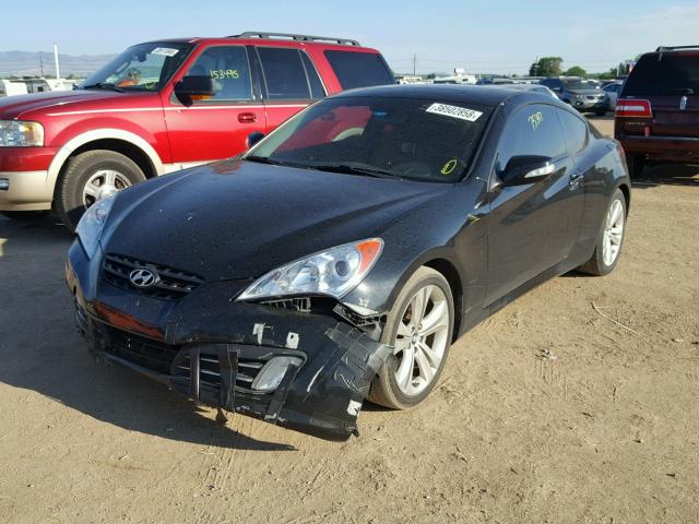 KMHHU6KH4BU045611 - 2011 HYUNDAI GENESIS CO BLACK photo 2