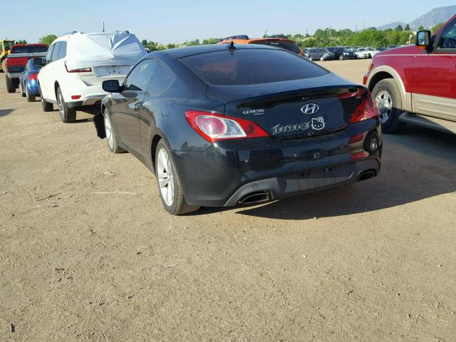 KMHHU6KH4BU045611 - 2011 HYUNDAI GENESIS CO BLACK photo 3