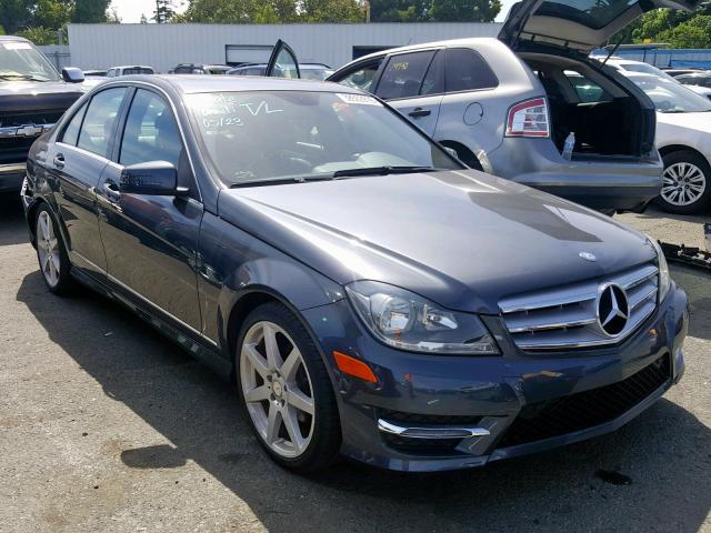 WDDGF4HB2DA793883 - 2013 MERCEDES-BENZ C 250 GRAY photo 1